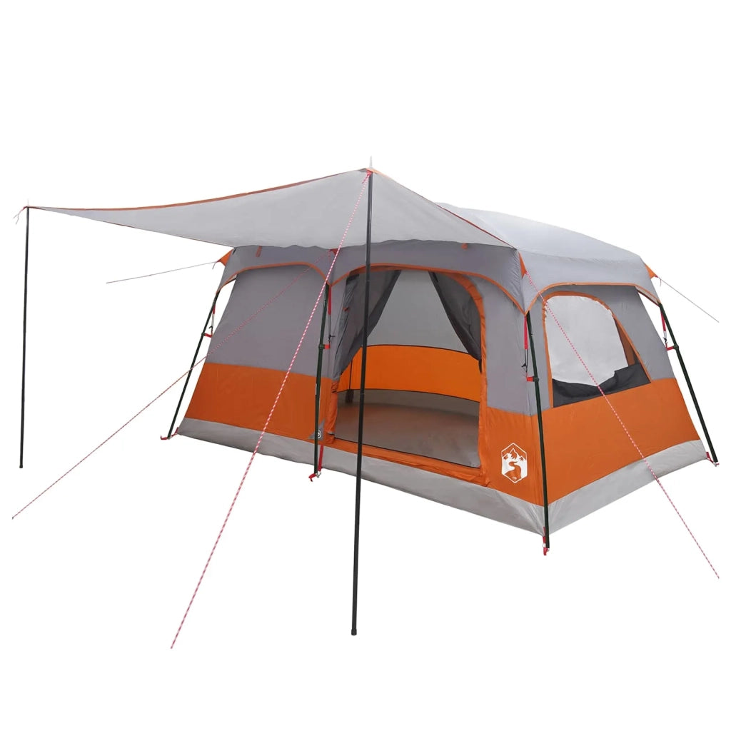 Tenda Familiare con tetto Grigio e arancione 420 x 305 x 200 cm 42028499