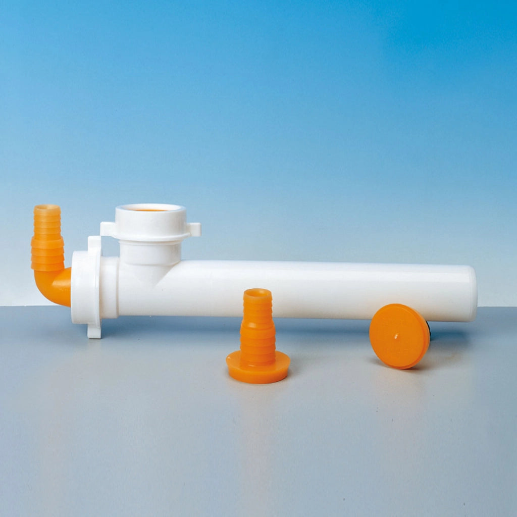 RACCORDO 2 VIE DIAM. 40 CON ATTACCO LAVATRICI E LAVASTOVIGLIE 230MM- Diam. 40 x 230mm- LIRA- pezzi 1