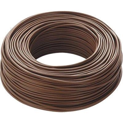 CAVO ELETTRICO UNIPOLARE FS17 RAME/PVC MARRONE N°XMMQ 1X1,5 CF=MT 100