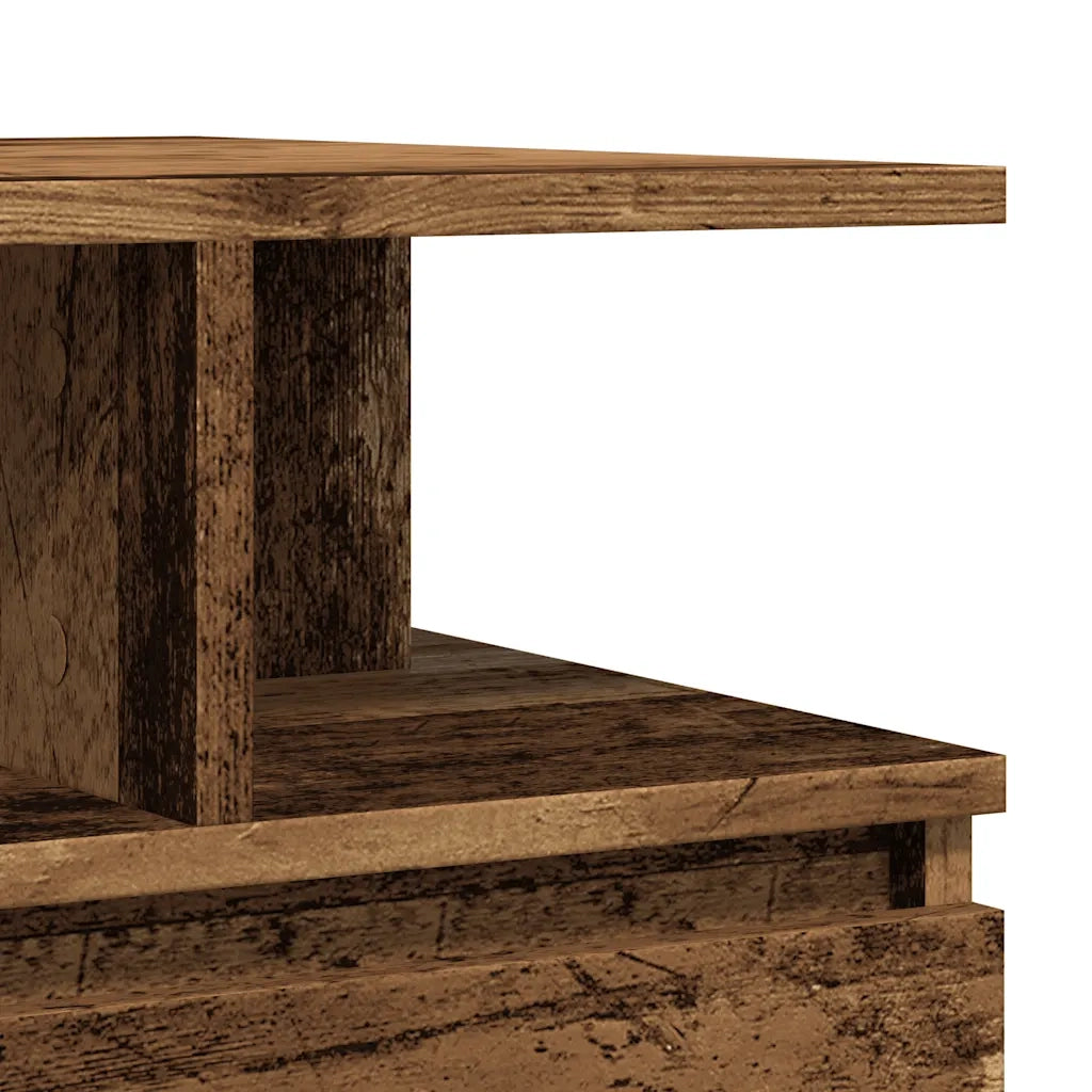Tavolino da Salotto-Tavolino da soggiorno-Tavolo Legno Antico 90x49x45 cm Legno Multistrato 818819