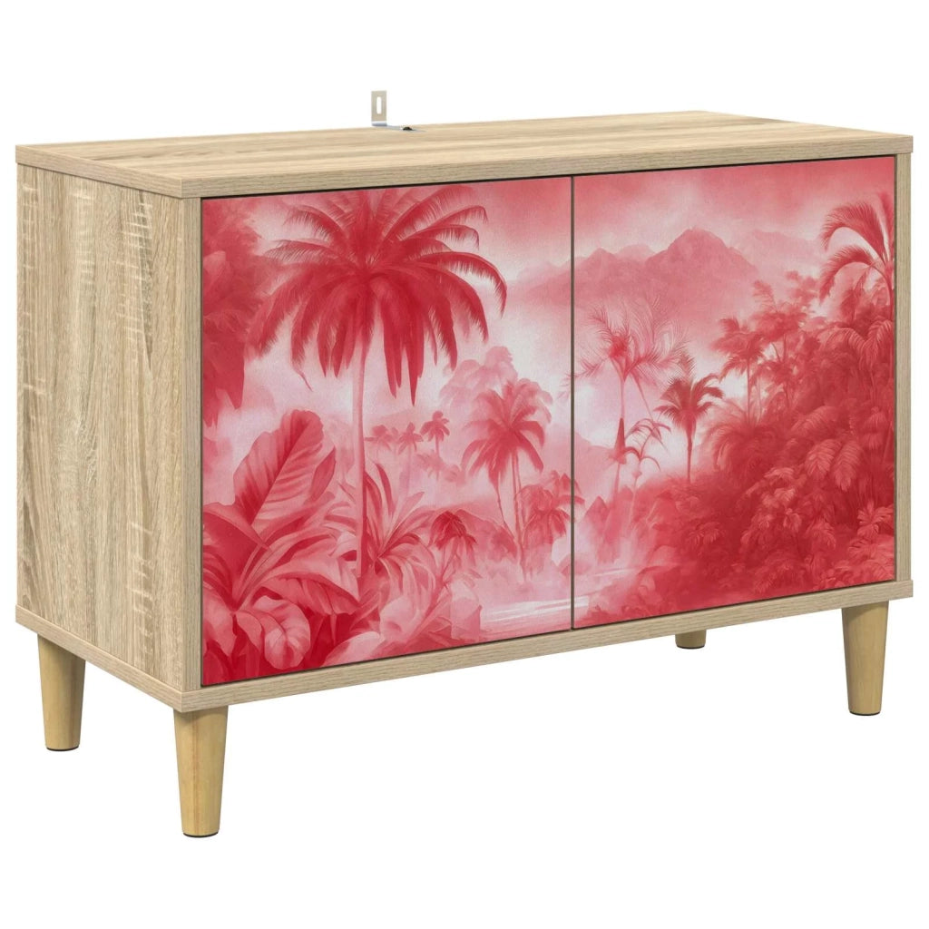 Mobile TV AACHEN 69 x 33 x 50 cm Sonoma Legno ingegnerizzato 8007006