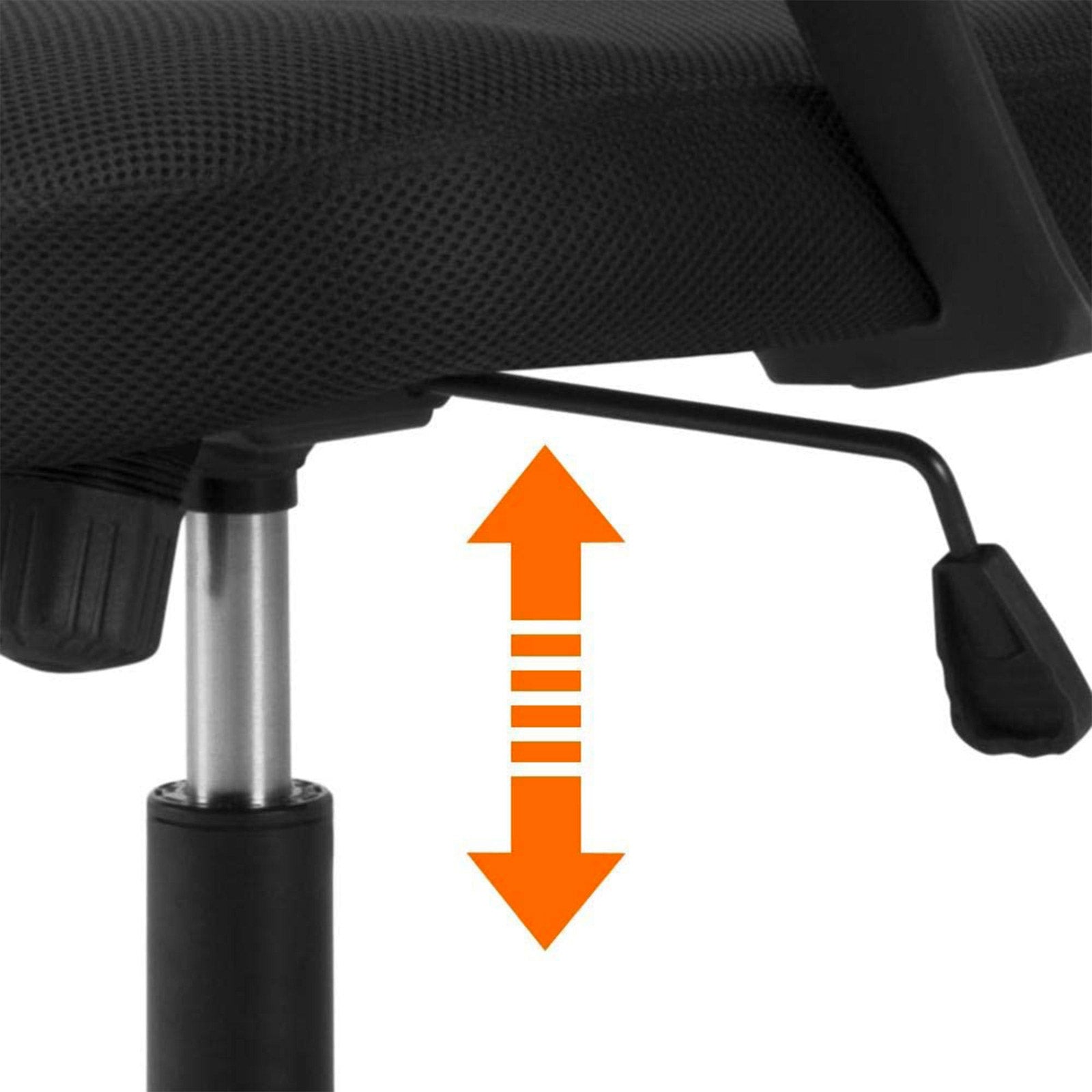 Set 2 Sedie da Ufficio Direzionale 58x126x50 cm in PU Lime