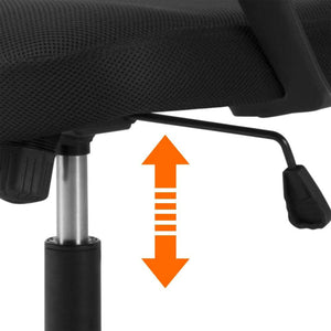 Set 2 Sedie da Ufficio Direzionale 58x126x50 cm in PU Lime