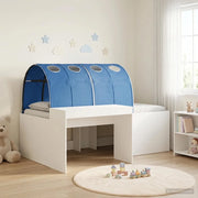 Letto con Tunnel 4 pcs Rovere Artigianale e Blu 3423691