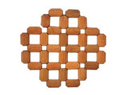 SOTTOPENTOLA BAMBU'- - cm.15x15 - 12 pezzi XTRA
