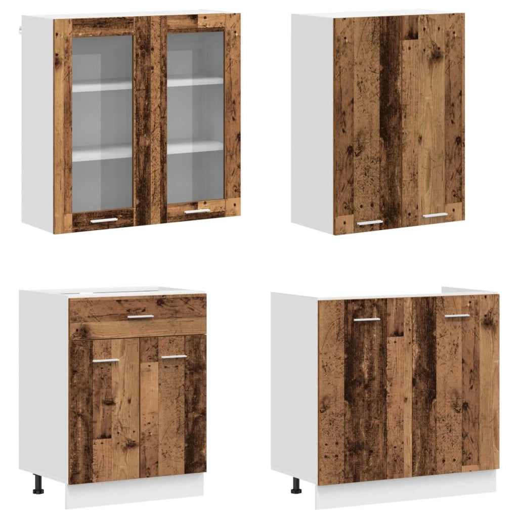 Unità Cucina LYON 8 pcs Legno antico Legno ingegnerizzato 3438513