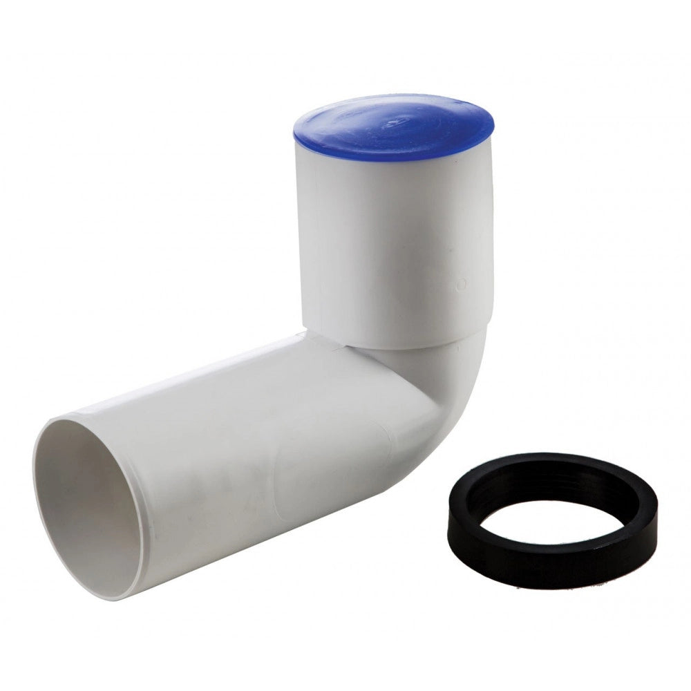 Curva wc da 110mm senza attacchi laterali - con guarnizione