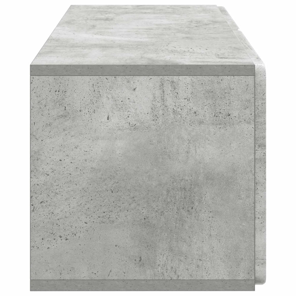 Mobile Porta TV da Muro 78,5 x 31 x 30 cm Grigio Cemento 898378