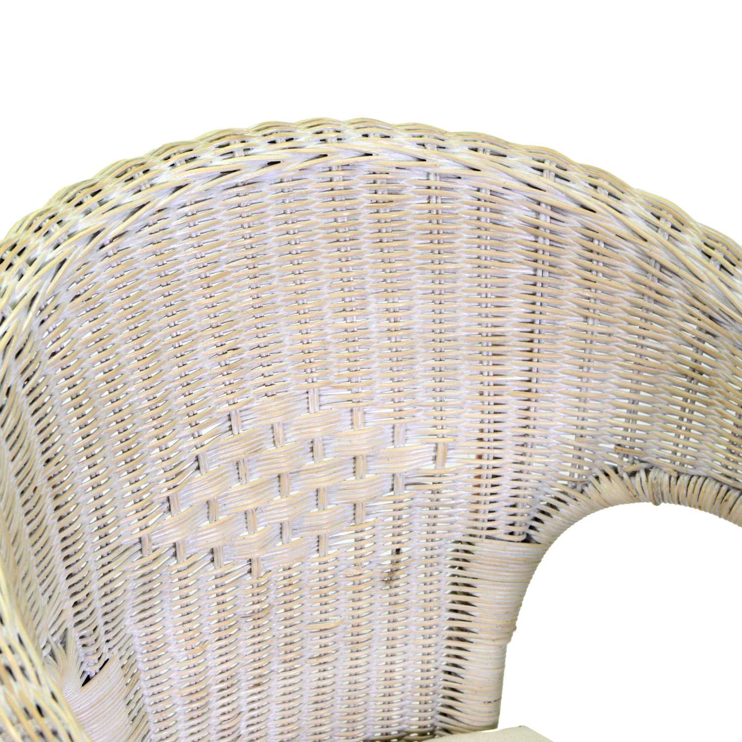 Poltrona da Giardino 60x60xh82 cm in Rattan Lucrezia Bianco