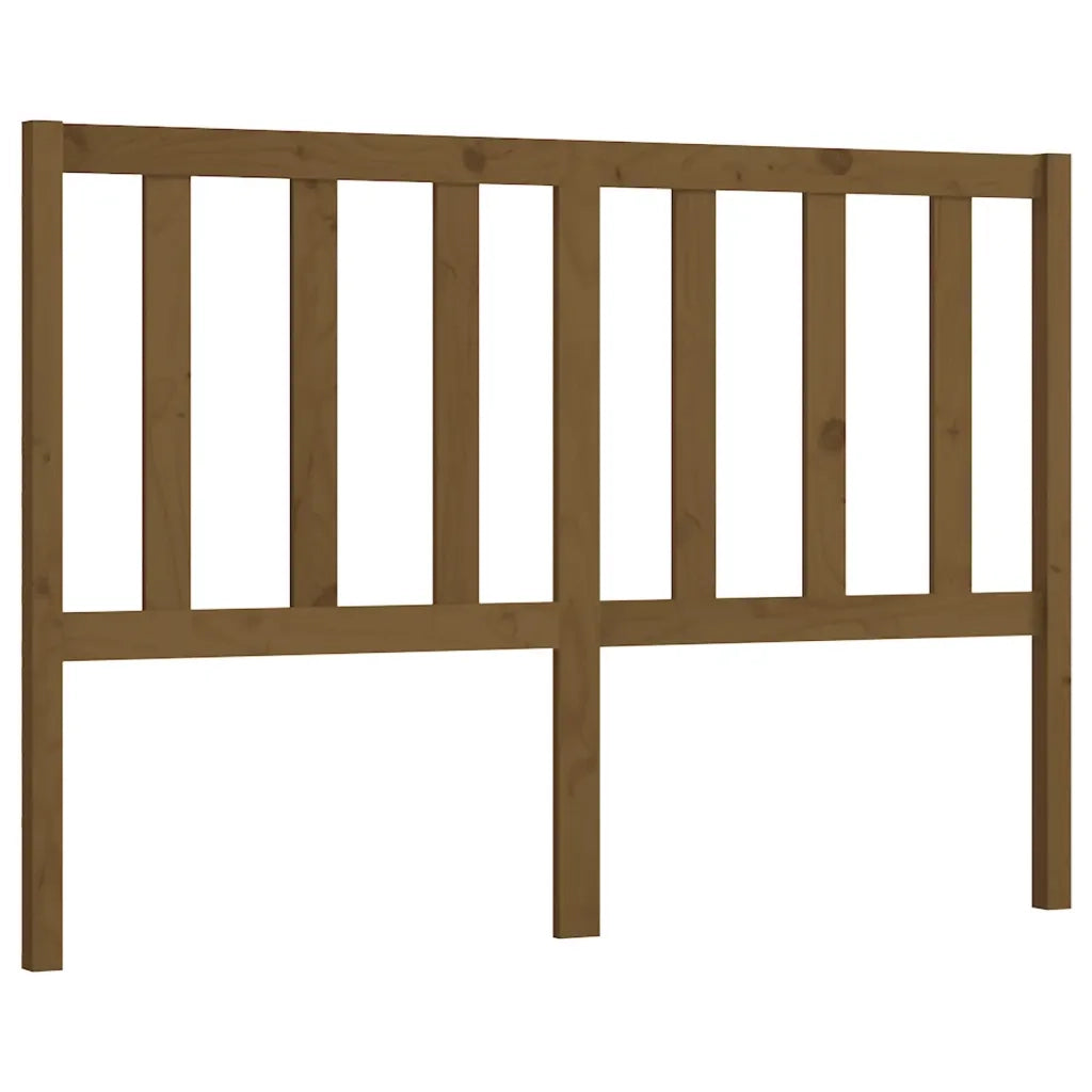 Testiera per Letto ambra 156x4x100 cm in Legno Massello di Pino