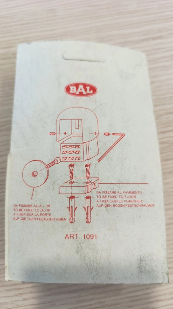 Fermaporta fermaporte magnetico stopper da pavimento con viti di fissaggio BAL