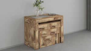 Panca Allungabile 66/290x25x45 cm Pratika Singola A Acero Pereira