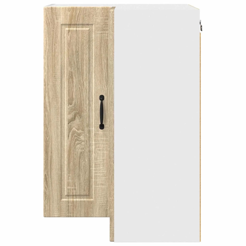 Pensile da cucina | Mobile angolare per parete PORTO Rovere Sonoma 57 x 57 x 80 cm