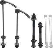 Set di Spazzole per Pneumatici da Ciclismo - Asse Posteriore Anteriore - Nero - Installazione Facile - 1 Paio - Accessori per Cicli