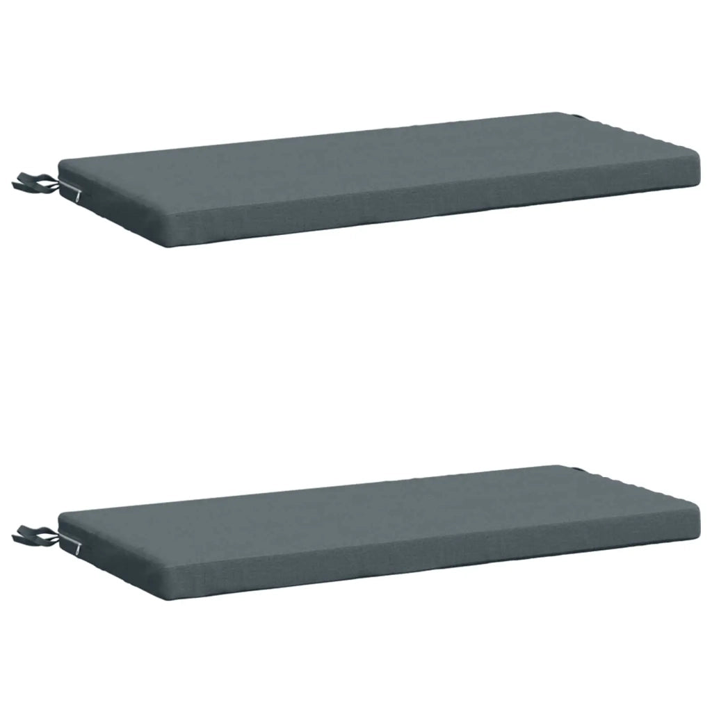 Cuscini per Panchina a 2 Pezzi SOEST 2 pz 100% Poliestere Blu 948627