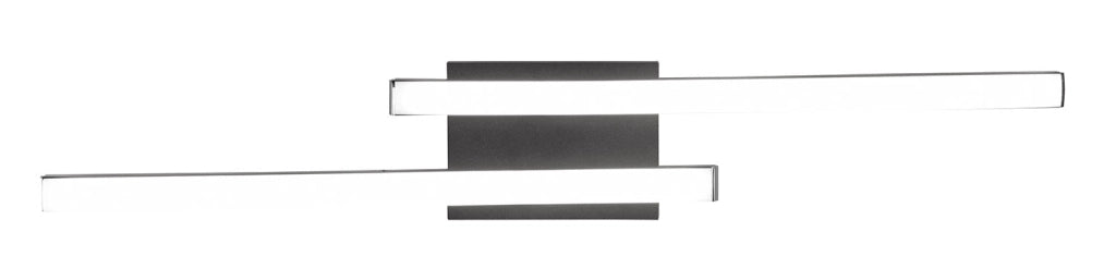 Plafoniera da Interno a LED SMD in Metallo Nero Opaco