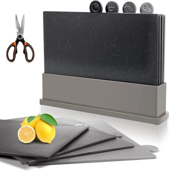 Impastatrice 4 in 1 BPA gratuita - Resistente alla lavastoviglie - Impastatrici con indice - Cucina pesce carne verdure frutta - Impastatrice multifunzione con supporto