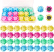 36 pezzi di magneti a forma di sfera in 4 colori per lavagne magnetiche, magneti colorati per lavagne bianche, set di magneti per frigorifero per casa, scuola e ufficio