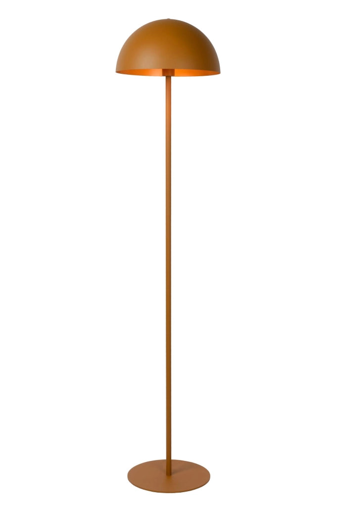 Lampada da terra SIEMON arancione 1xE27 metallo Lucide