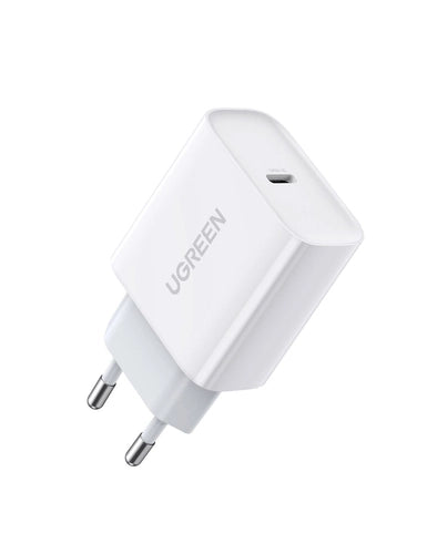 Ugreen 60450 Caricabatterie per dispositivi mobili Universale Bianco AC Ricarica rapida Interno