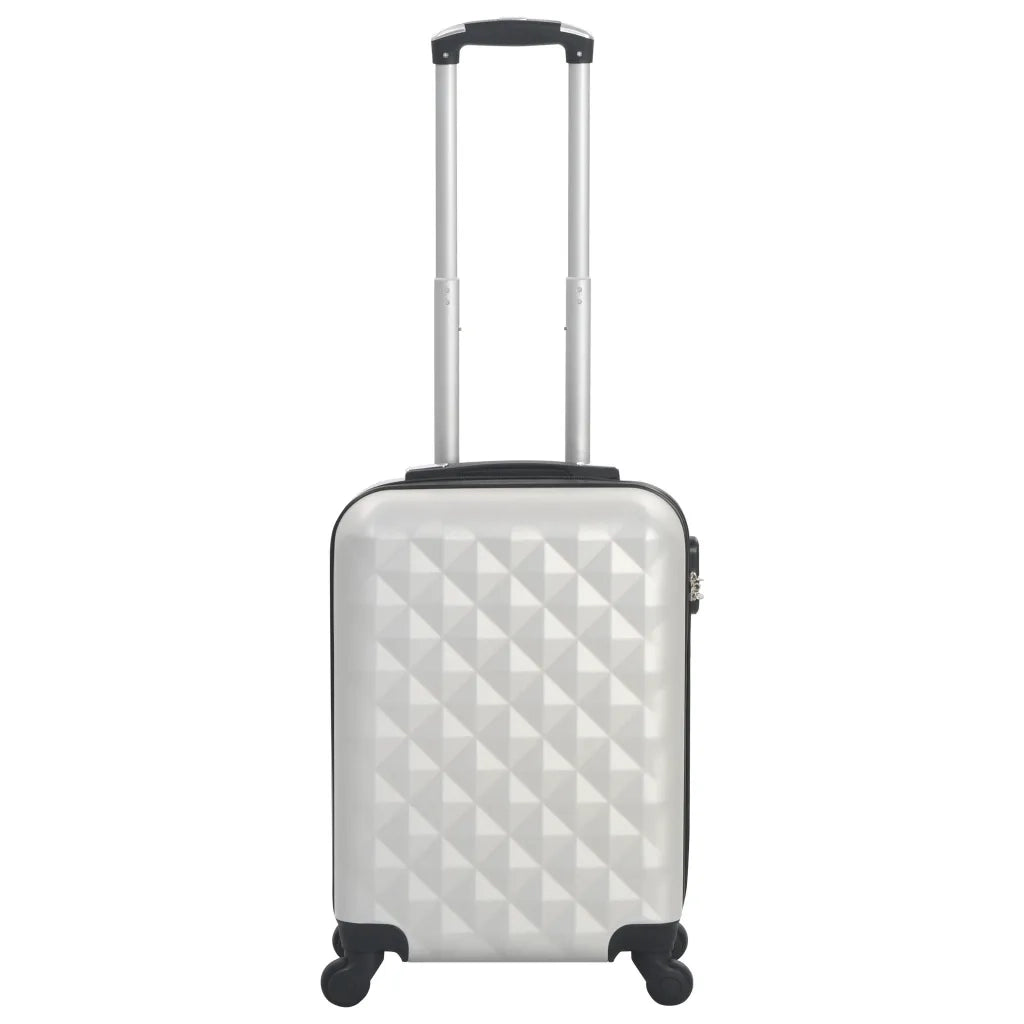 Trolley a Custodia Rigida Argento Lucido ABScod mxl 69377