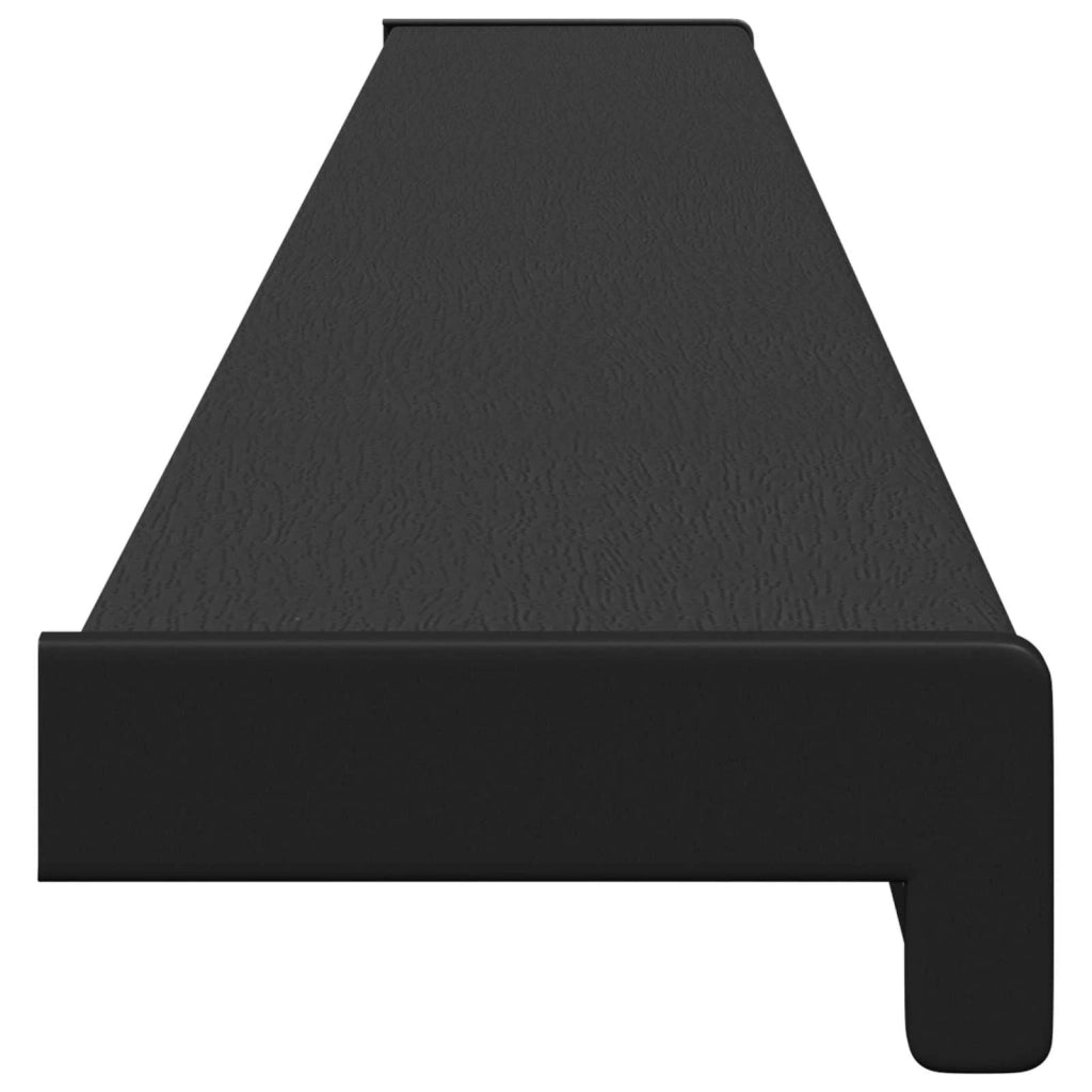 Soglia della Finestra Nero con Venature del Legno PVC CFW5187445