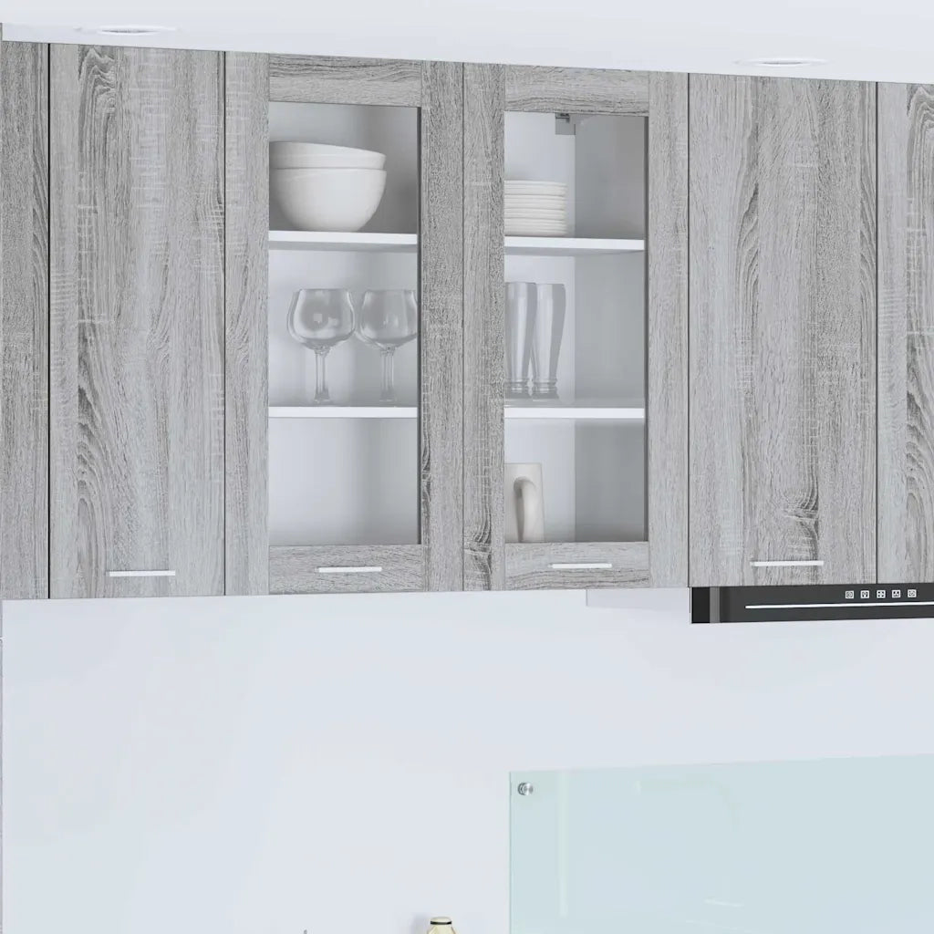 Armadio pensile Grigio Sonoma 80 x 31 x 80 cm Legno multistrato 884327