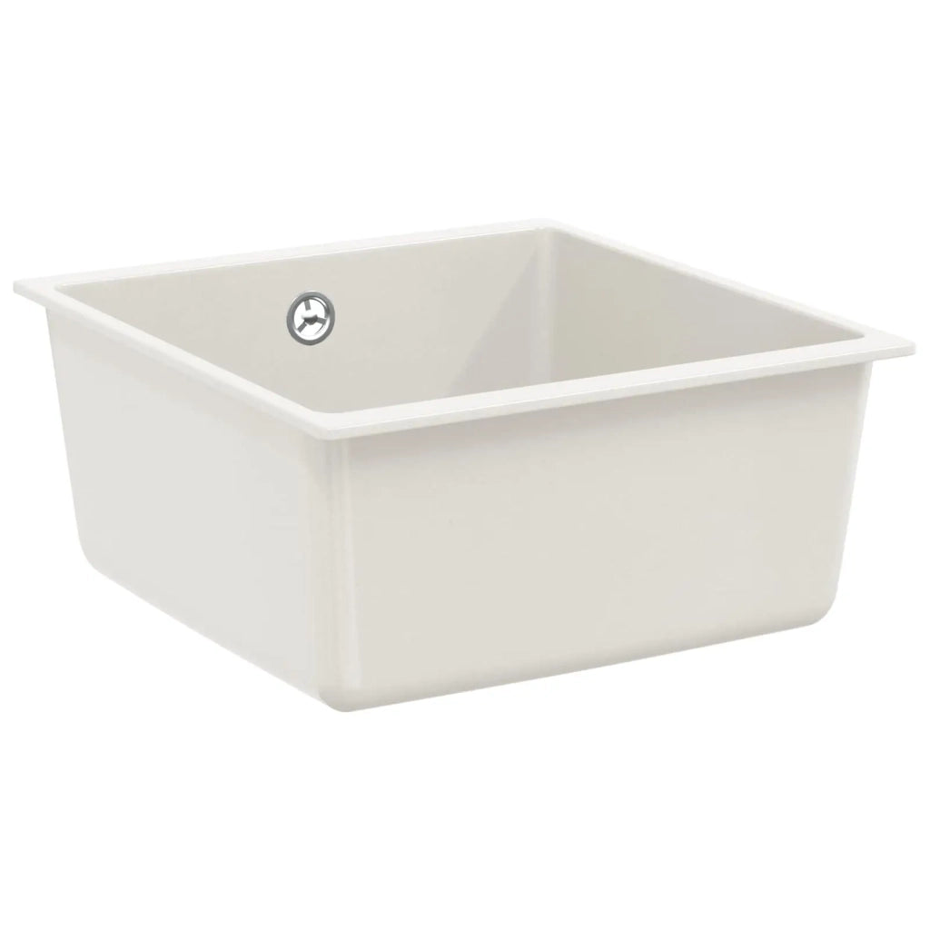 Lavello Bianco 430 x 460 mm 80% Quarzo e 20% Resina CFW5031560