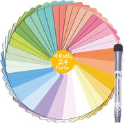 48 Strisce Magnetiche Descrivibili per Tavola Nera con Penna