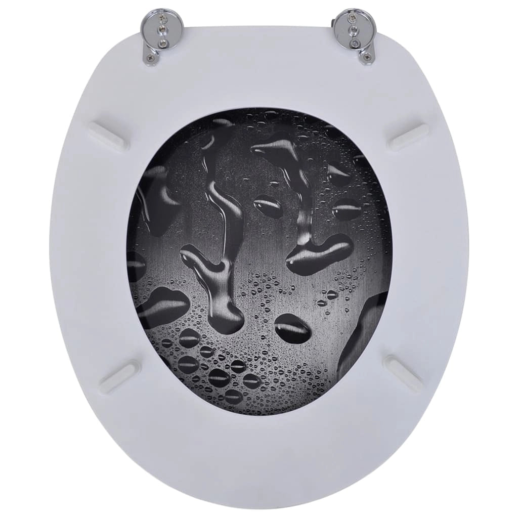 Set di due sedili per WC con coperchi a goccia in MDF 02_0002952