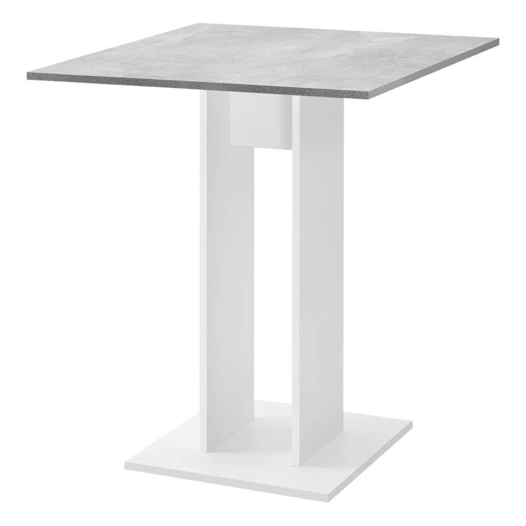 Sala da pranzo cucina soggiorno tavolo quadrato 65 cm grigio bianco 03_0006122