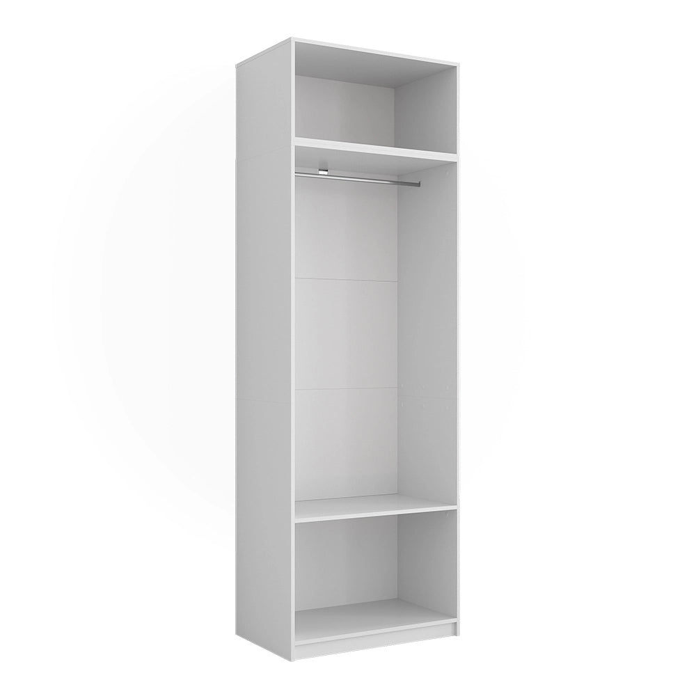 Armadio Elmo Bianco 80 x 50 cm Set di 2 Vicco