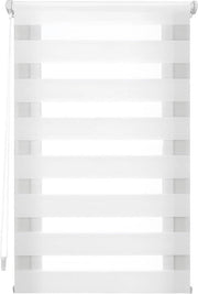 Raccordo a doppia striscia senza attrezzi - giorno e notte - bianco - 90 x 150 cm (larghezza x lunghezza)