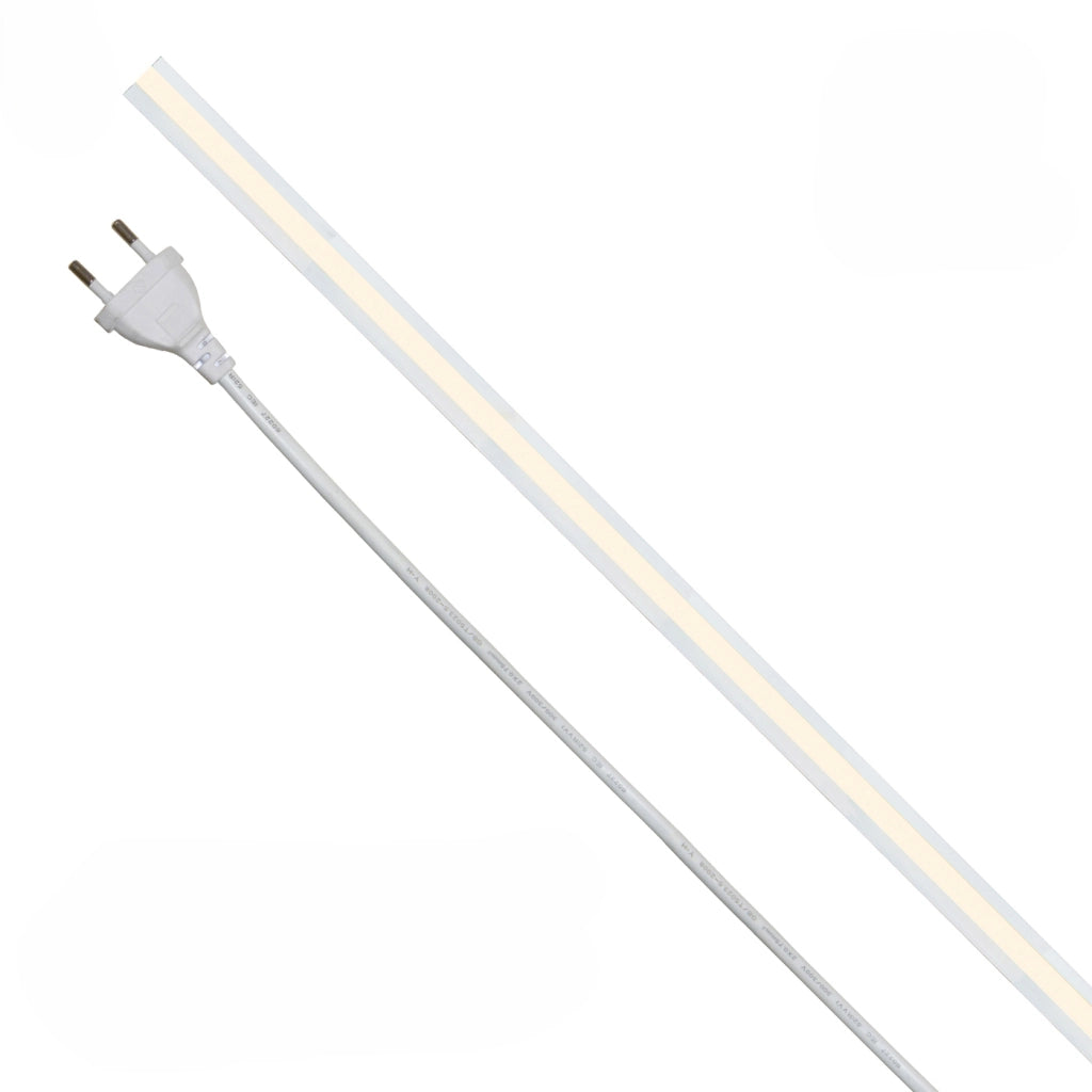 Striscia led 20m COB Milky IP65 monocolore da 14W/MT 220V - 3000K