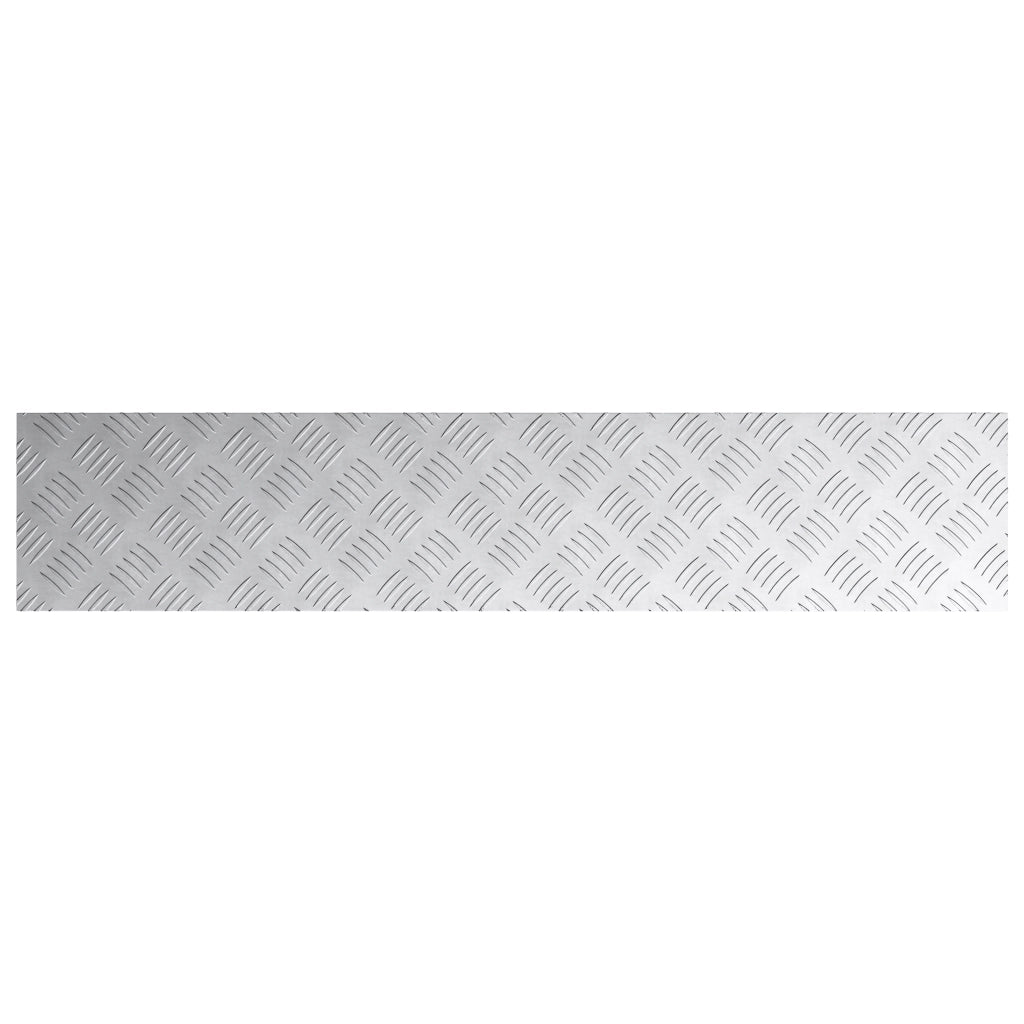Piastrine Antiscivolo in Alluminio 4 pz 100x20 cm