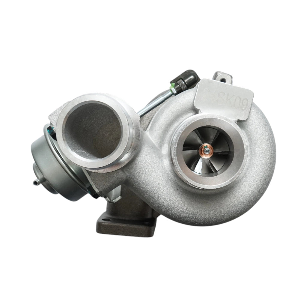 Turbocompressore per VW Crafter 2.5 TDI, con codice motore BJM, BJL e codici OEM 49377-07400, 49377-07440, 076145701B, 076145701E, 076145701F, 076145701H, 076145701L.