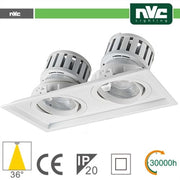 Incasso Multi lampada - 48w(2x24w) 4000k 4270lm >36° PF95