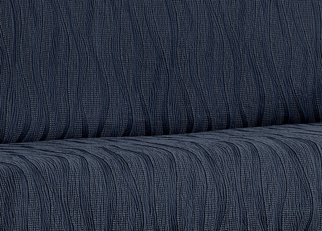 Copridivano Sofà Poltrona Elasticizzato Protezione Macchie Modello Wonderful - 4 Posti - Blu