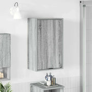 Mobile da Bagno con porta Grigio Sonoma 39 x 23,5 x 65 cm