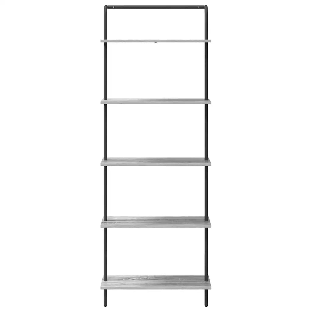 Libreria Grigio Sonoma 60 x 24 x 168 cm Legno multistrato 879968