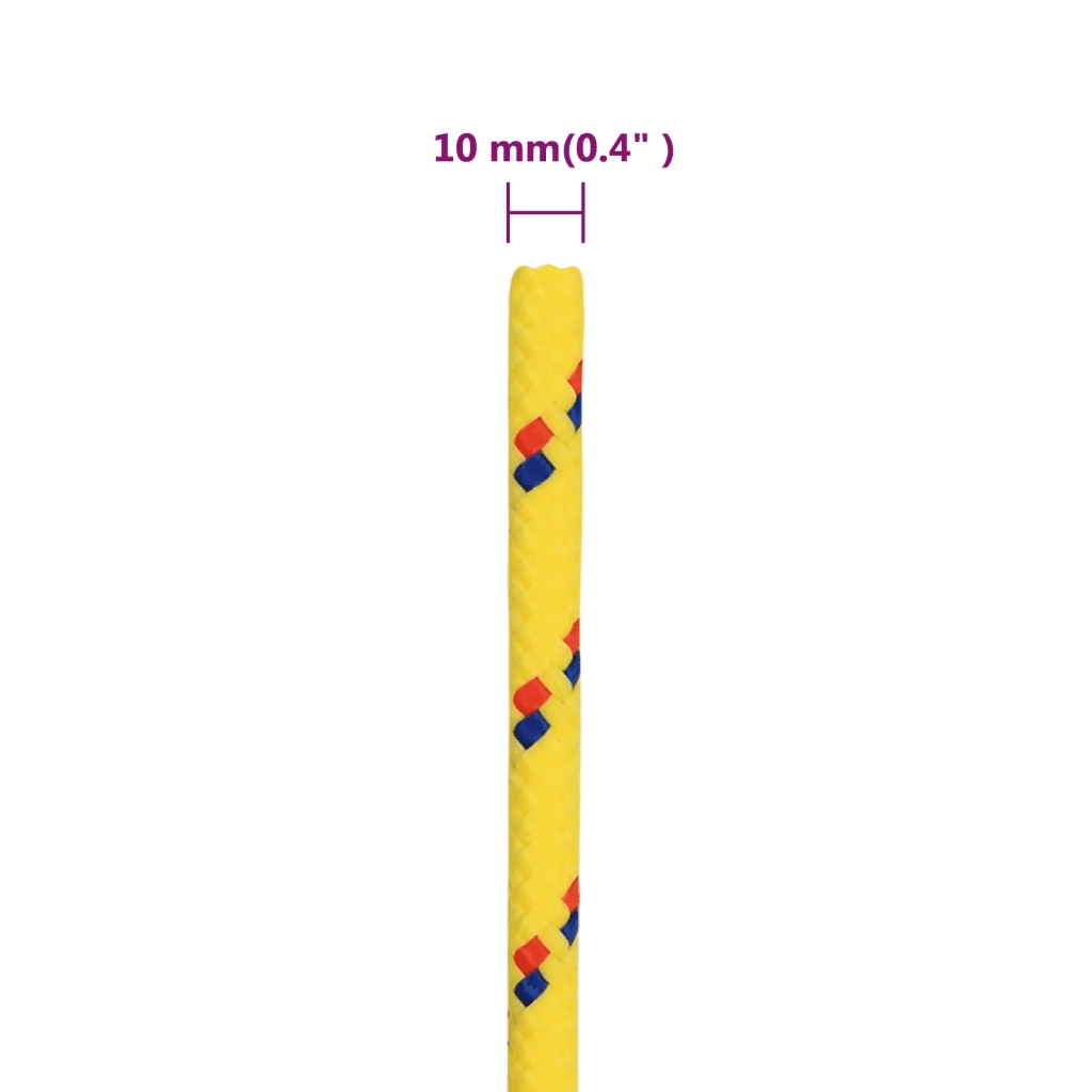 Corda per barca Gialla 10 mm 100 m in Polipropilene 152614