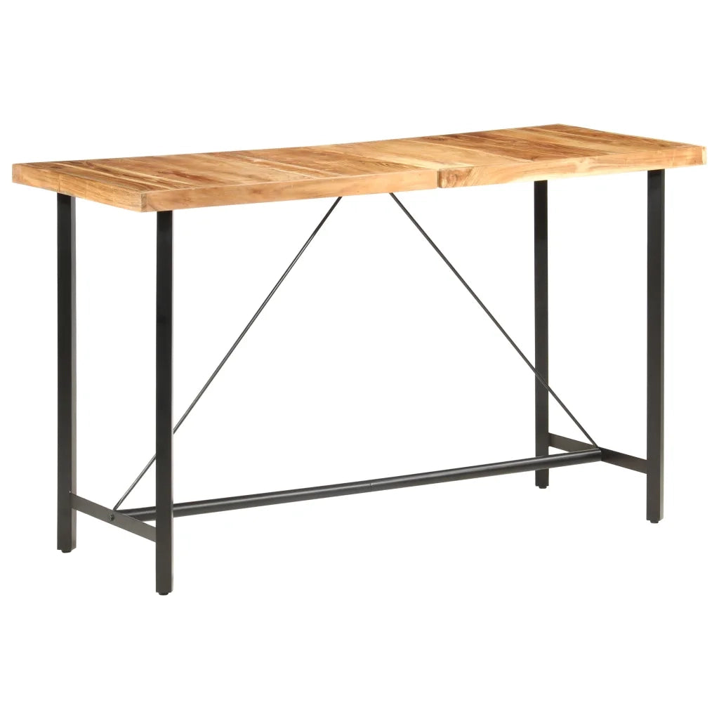 Tavolo da Bar 180x70x107 cm in Legno Massello di Acacia 286596