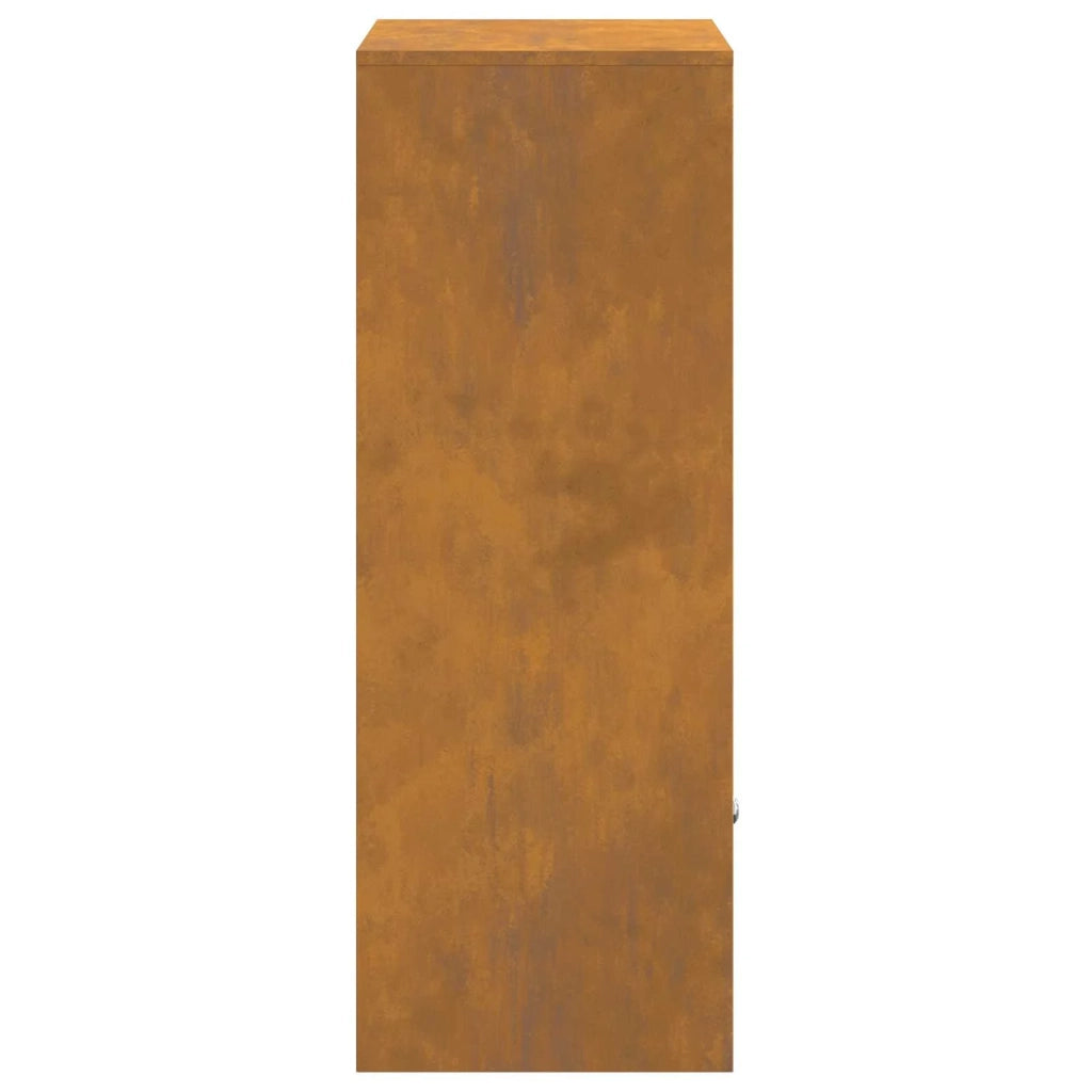 Cassetta per pacchi con archiviazione Ruggine 41 x 38 x 103 cm 874939