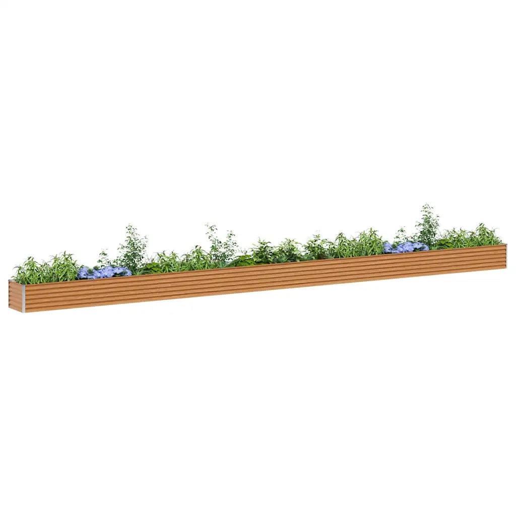Letto rialzato da giardino 775 x 50 x 36 cm Acciaio zincato