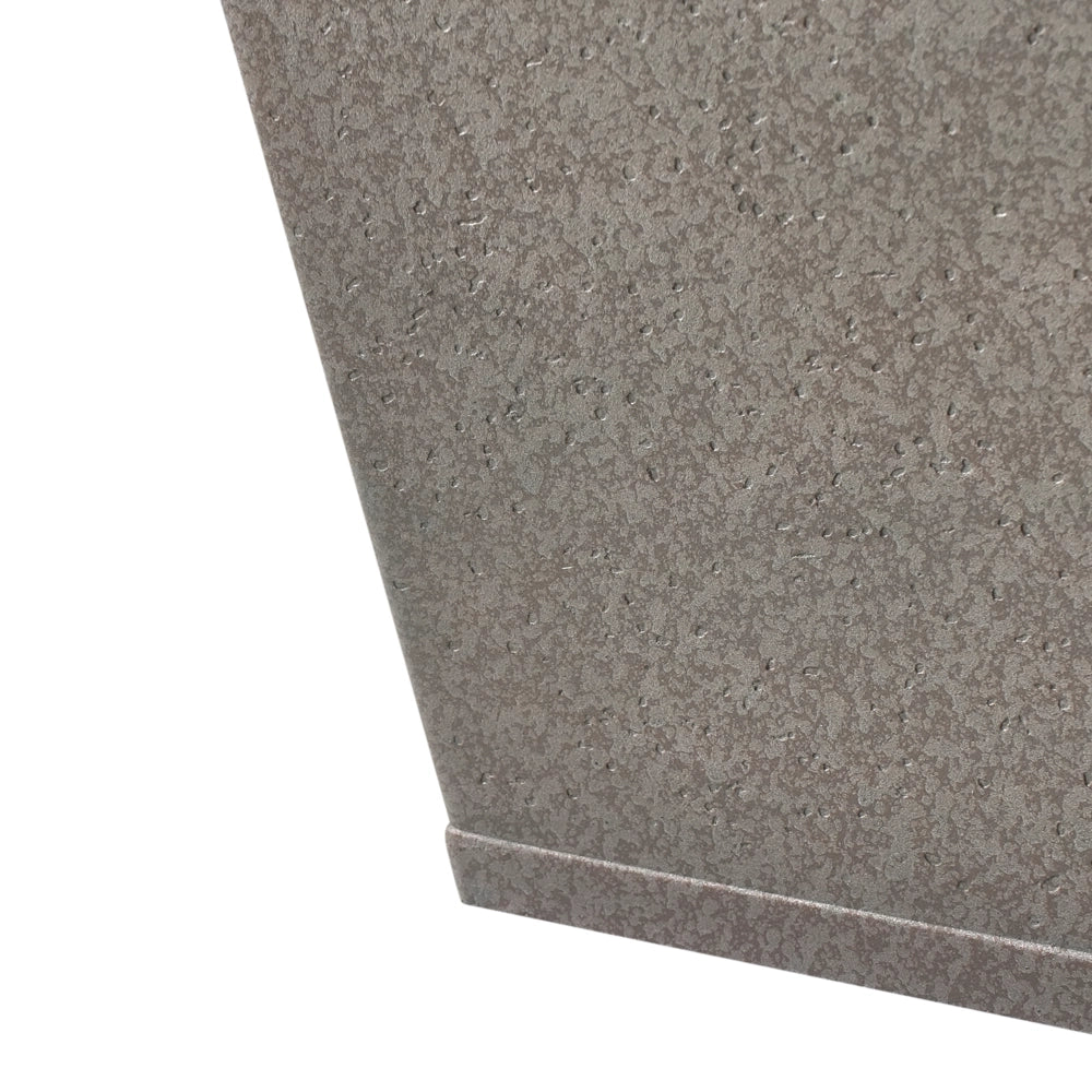 Vaso per piante Fioriera Solido Grigio Fibra Argilla per esterni Rettangolare 60 x 30 cm Per tutte le stagioni