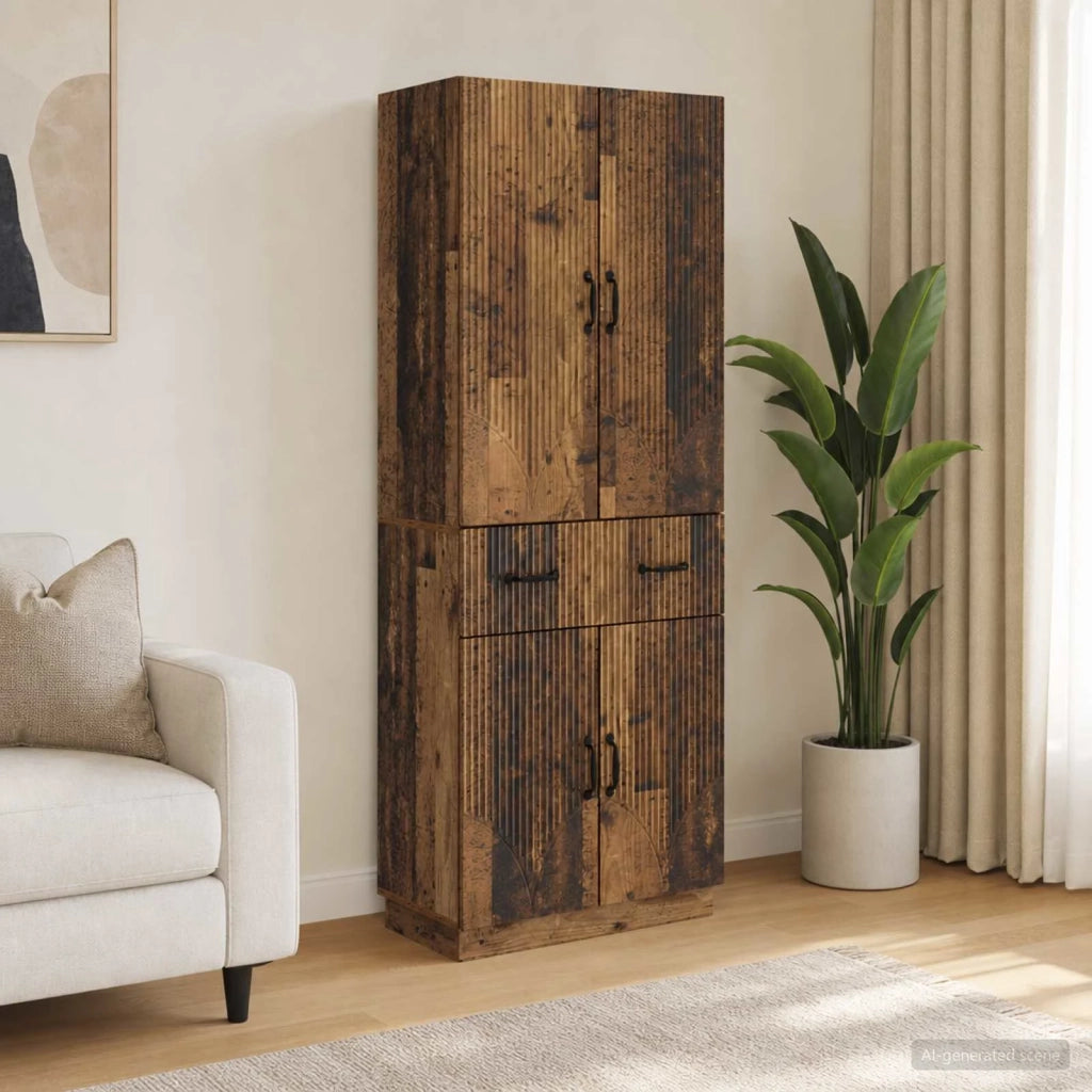 Set di armadi 2 pcs Legno antico Legno ingegnerizzato 3416833
