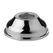 ROSONE TONDO IN OTTONE CROMATO ø40   Idroweb