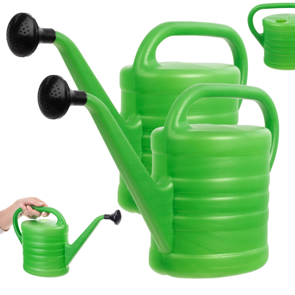 Annaffiatoio da giardino KADAX per innaffiare fiori, in plastica, per uso domestico, 2 x 2,5 litri