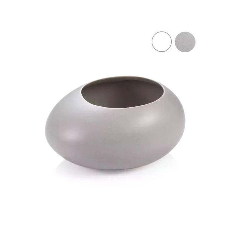 Vaso Fiori Stones Bianco 9X11 H 6,5 Fancy Tescoma