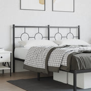 Testiera di Ricambio in Metallo Nero 160 cm 376261